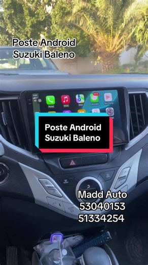 Poste Android pour Suzuki Baleno à Tunis