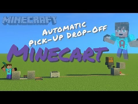 How to make a Minecart Loading & Unloading System | Minecraft Minecart Hopper Collection by Avomance