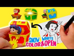 Snow White Color and Match DIY Activity