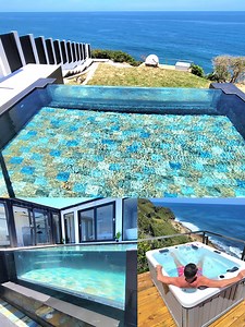 369K views · 5.1K reactions | [Abrió Hoy] Nuevas Suites del Acantilado ⛰ Piscina Infinity DE CRISTAL 犯 Jacuzzi en Tablado Panoramico ❤️ Pa' Quedarse en Pareja !! Info y Reservas en Shalom on the Cliff | Puerto Rico desde el Aire | Facebook