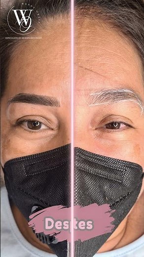 Microblading de cejas antes y después | Excelente Resultado
