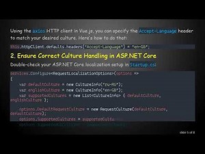 Resolving ASP.NET Core CultureInfo Issues: A Guide to Properly Changing Language Settings