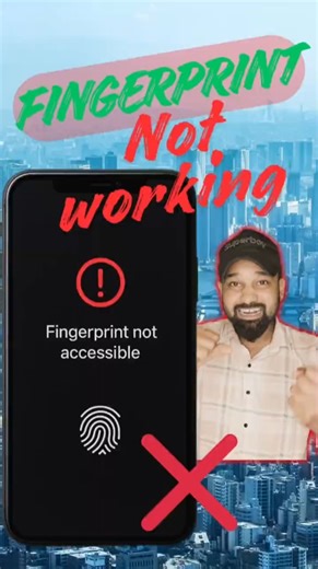 🔒 fingerprint not working? 3-second fix for your phone 📱 #techtips #shorts #viral