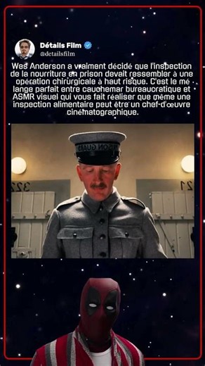 Wes Anderson : La gastronomie carcérale chez The Grand Budapest Hotel