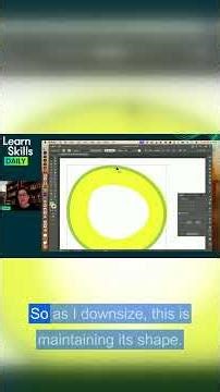 Outline Strokes to Preserve Shape When Scaling #illustrator