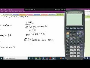 How to find the 5 number summary using TI 83(+).TI84-(+)