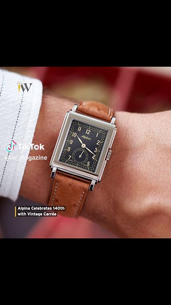 To celebrate its 140th birthday, @BMW Alpina releases a limited edition rectangular watch with a restored manual-wind caliber made in 1938.⁠ ⁠ ⁠ ⁠ #iwmagazine #watchfavorites #timepiece #luxurytimepiece #watches #watchstyle #chronological