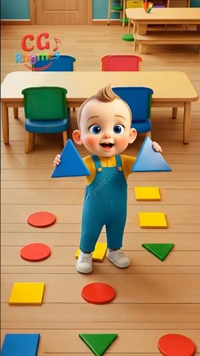 Kids learn shapes 🔺⭕⬜ Fun and easy learning #forkids #educational #preschool