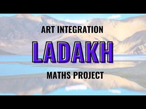 MATHS| Art Integration project on Ladakh| project | Creative Ideas