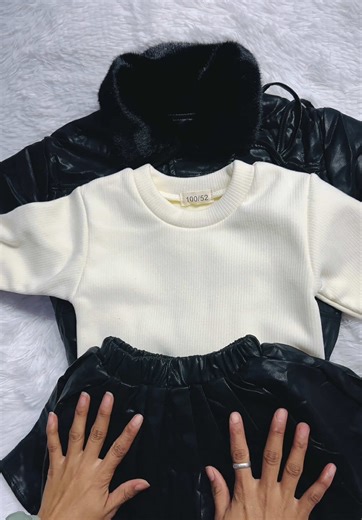 Baby Leather Skirt Set #size1to5years #avalableforsale #anyoneinterested #bestbabywears #onlinebusiness