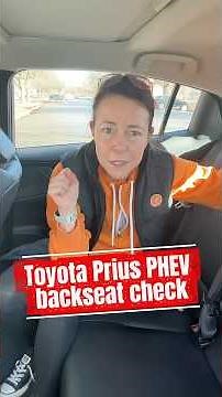 2026 Toyota Prius PHEV back seat check ￼