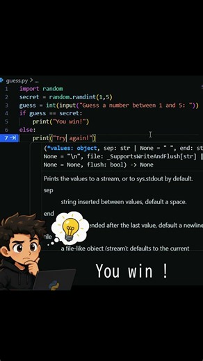 Mini game Python