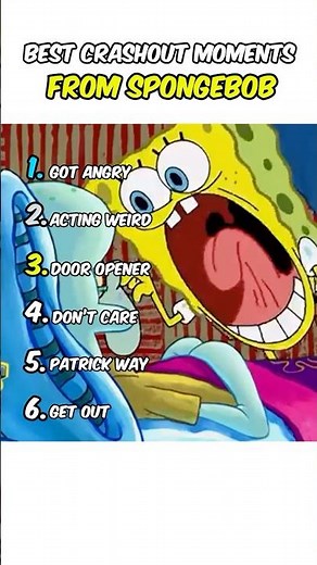 SpongeBob Crashout Moments 😱