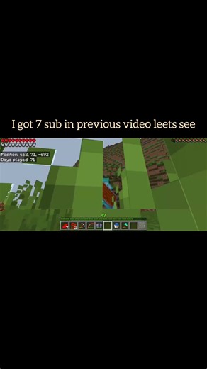 Day =10 of placing tree for every new subscriber#minecraft #gaming