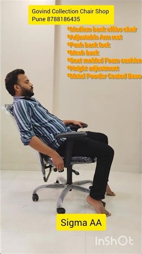 Sigma AA Office Chair||Govind collection 💺💺💺#meshchair #furniture #bestshuffle #chairs #officechair