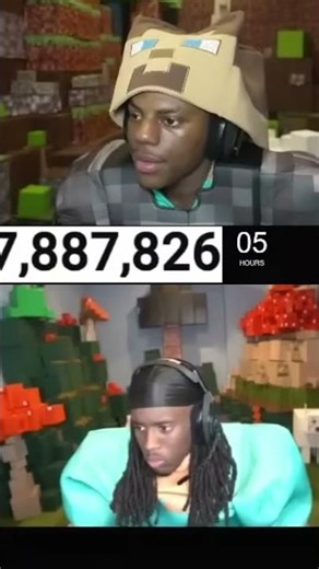 IShowSpeed Finds Gold, Then Gets Attacked in Minecraft! #shorts