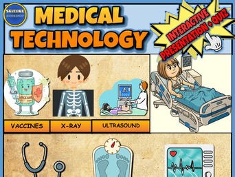 Medical Technology and Devices. Powerpoint. Google Slides + Printable Worksheets | Teaching Resources