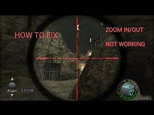 How to Fix Zoom in&out or stick controller not working in Resident Evil 4 /RE4 for Keyboard&Joystick