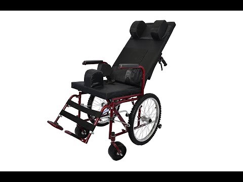 SILLA DE RUEDAS - LXR RECLINABLE, DEMOSTRACION DESPLIEGUE