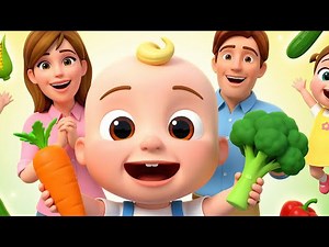 Yes Yes Vegetables Song 🥕🥦 | Baby JJ Eats Veggies | Fun Kids Learning Song