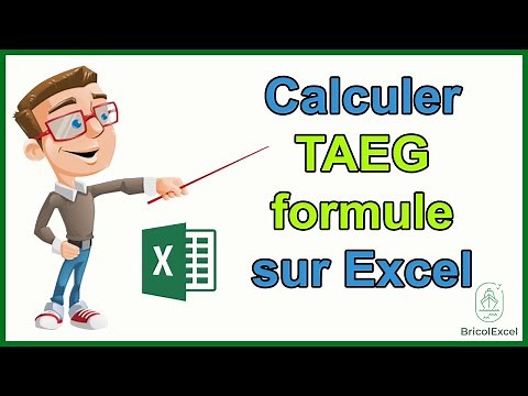 Comment calculer taeg formule Excel