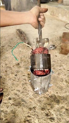 Fast Motor Stator Removal Trick #motorwinding #motorrepair