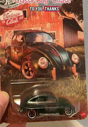 Hot Wheels Vintage club VW Classic Bug Chase. #hotwheels #vwbug #hotwheelschase #hotwheelscollections #hotwheelscollector