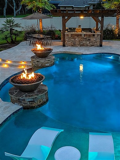 We design and build backyards that make every day feel like a vacation day. #AllCustomPools #orlando #poolbuilder