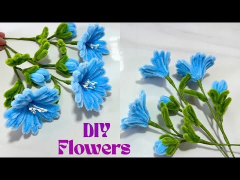 DIY Beautiful Flowers | Handmade Pipe Cleaner Tutorial