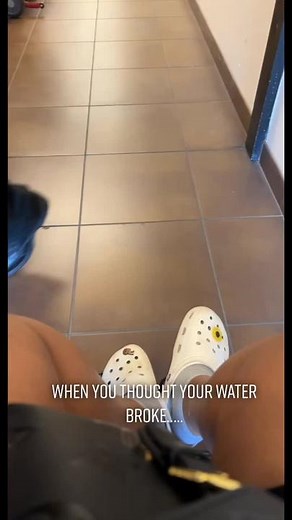 Apparently It was discharge or pee. 🥴 Also that cervical exam hurt or he was just rough af. #38weekspregnant #firsttimemom #laboranddelivery #blackandpregnant #blackmom #falsealarm #overbeingpregnant #ivfsuccess #blackandinfertile #blackivf #blackivfwarrior #ivfbaby #blackinfertility #notinlaboryet