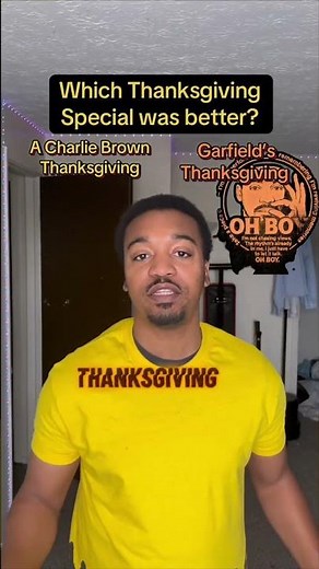 A Charlie Brown Thanksgiving vs Garfield’s Thanksgiving #thanksgiving #charliebrown #garfield