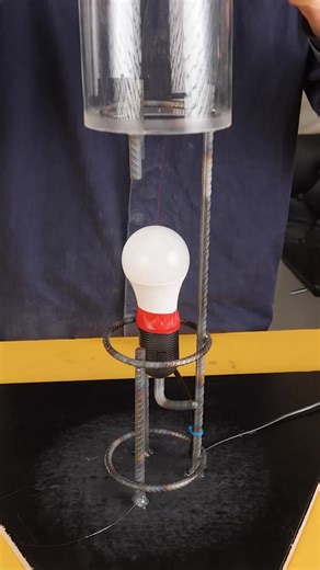 Light Bulb Encased in Concrete: A Unique Discovery
