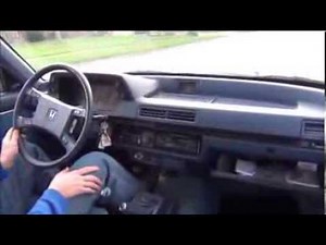1985 Honda Accord 5MT Quick Drive