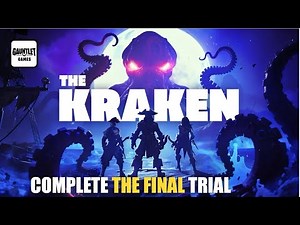 THE KRAKEN BOSSFIGHT MAP FORTNITE CREATIVE - COMPLETE THE FINAL TRIAL (TRIAL BY FIRE) MEET ROK'GAR
