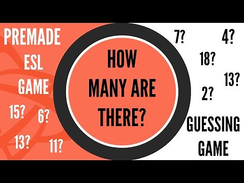 How Many Are There? | Numbers 1 - 20 Guessing Game | Premade ESL Game
