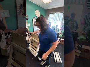 Unbox & Setup Our NEW Bai Mirror Multineedle Embroidery Machine With Us!