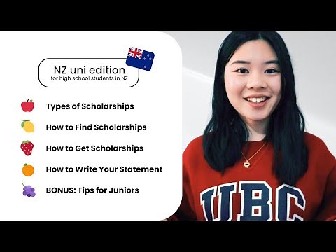 nz uni scholarships guide | how to find and get scholarships + write a statement 👩‍🎓✨
