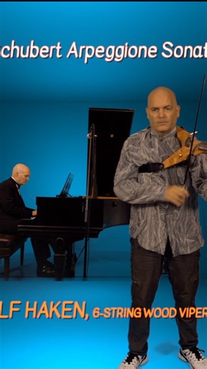 Rudolf Haken & Sara Beal | Arpeggione Sonata on fretted six-string fiddle, as the composer intended Rudolf Haken (6-string Wood Viper and 1913 Ibach piano)... | Instagram