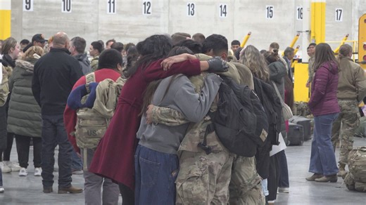 Soldiers return home for the holidays, reunite with loved ones at Rockford airport