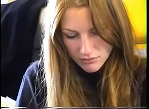 #10 - Girl smoking in train