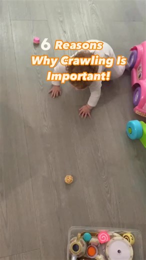 Comment 👇MINI COURSE👇 for my FREE crawling course ‼️CRAWLING IS NOT A MILESTONE TO BE MISSED 🤩Despite what a lot of naysayers say, crawling is not just a way to get around, but actually a super important part of long term development including the following skills: 👉 Full body strengthening: the shoulder, arms, hands, core, and hips all strengthen through crawling. This helps with higher level fine motor skills later on like cutting, writing, stair climbing, and more 👉Crossing Midline: this