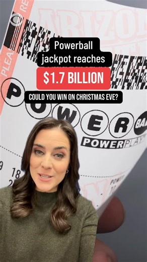CBS News on Instagram: "The Powerball jackpot has reached an estimated $1.7 billion — the fourth largest in Powerball and U.S. lottery history. The next drawing will take place on Wednesday, Dec. 24. So, could Christmas Eve be a lucky day? People have won jackpots on holidays before. Here are the odds for the Powerball and what to know about the next drawing. #lottery #powerball #money"