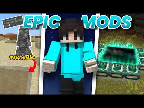 TOP 7 EPIC SURVIVAL MODS 🔥 FOR MINECRAFT POCKET EDITION 1.21.100+