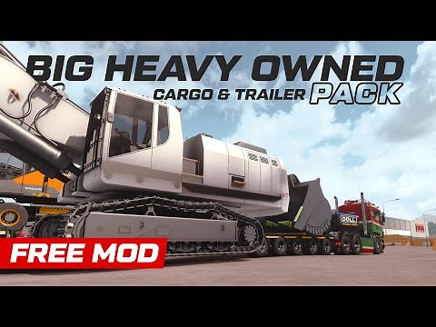 [ETS2 1.44] New Big Heavy Owned - Cargo & Trailer Pack V2 FREE Mod