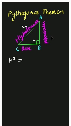 🔥 Maths important formula ! Pythagoras theorem #shorts #ytshorts #maths #basic #study