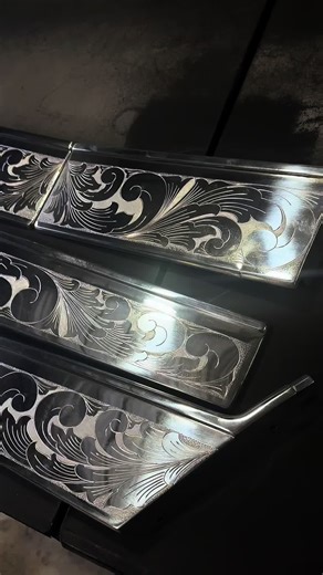 Progress on these trim pieces for a 79 Monte.. few more pieces to go. 💪 #lowrider #lowridermagazine #montecarlo #handmade #lowriderlifestyle