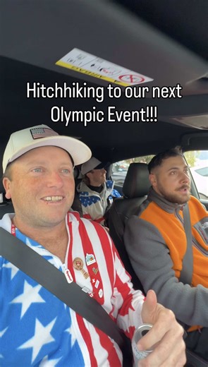 Hitchhiking to the Olympics in Style