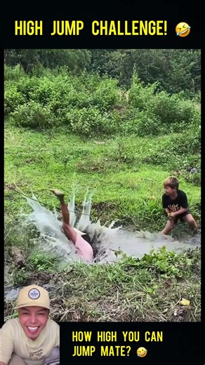 High jump challenge! 🤣 #highjumpchallenge #funny #goodvibes #comedy #everyone #highlights #follower