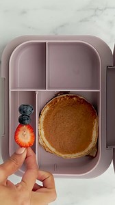 6.5M views · 10K reactions | Kids lunchbox with our protein pancake recipe | Food Dolls | Facebook