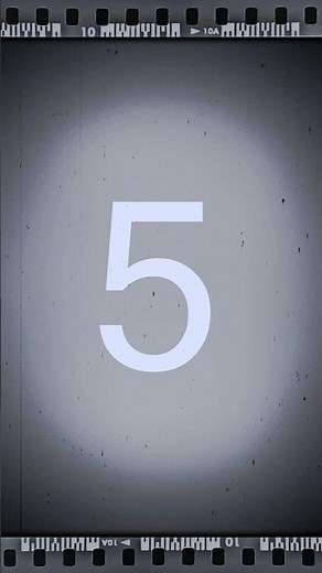 (無料動画素材) スマホ縦用 カウントダウン 5秒 音あり スライドVer. #shorts